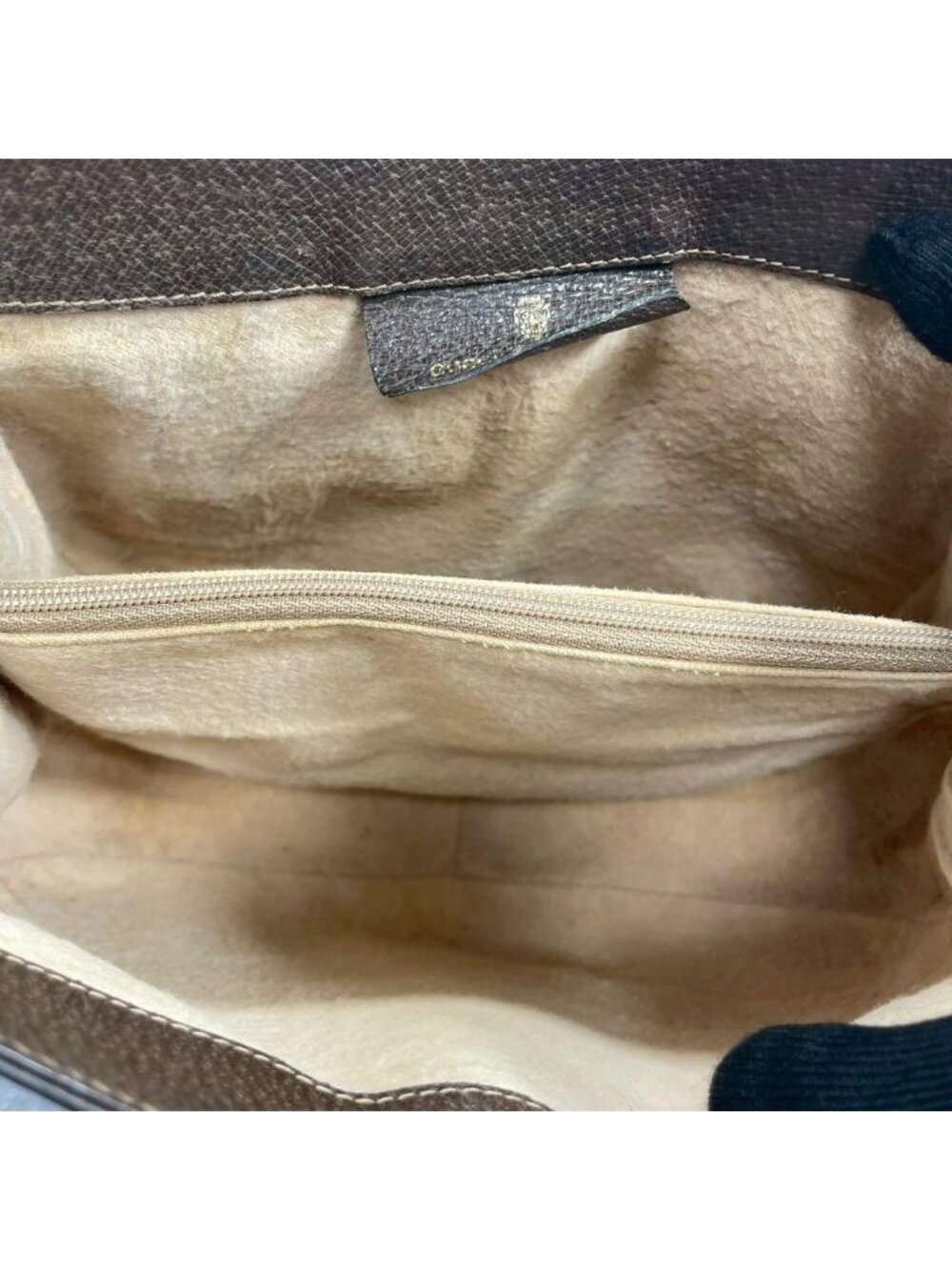 Gucci GG Sherry Line Shoulder Bag Brown Logo - Picture 5 of 10